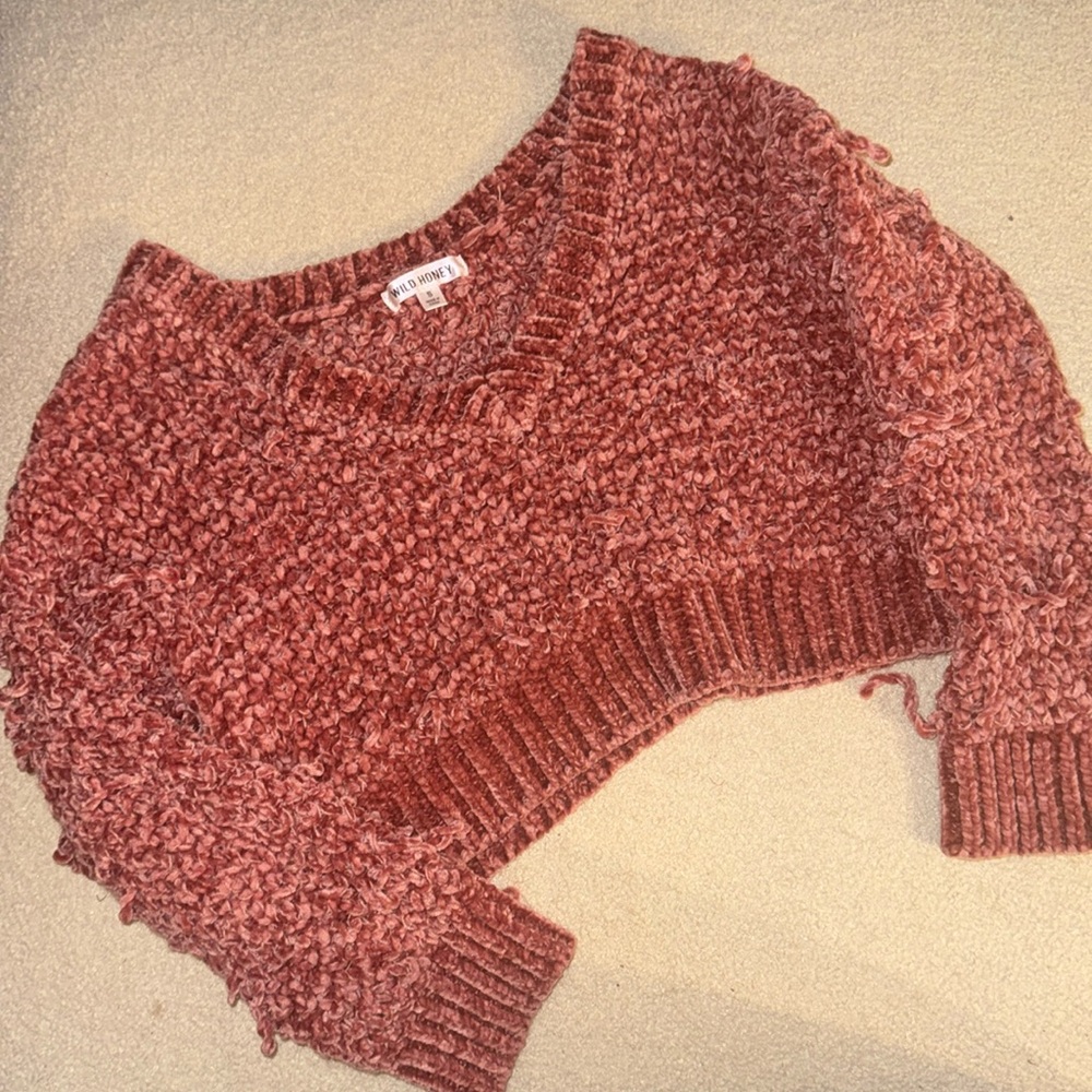 Wild Honey Cropped Sweater